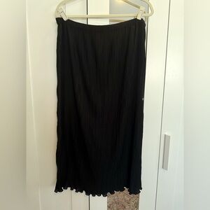 Madewell plisse midi skirt
